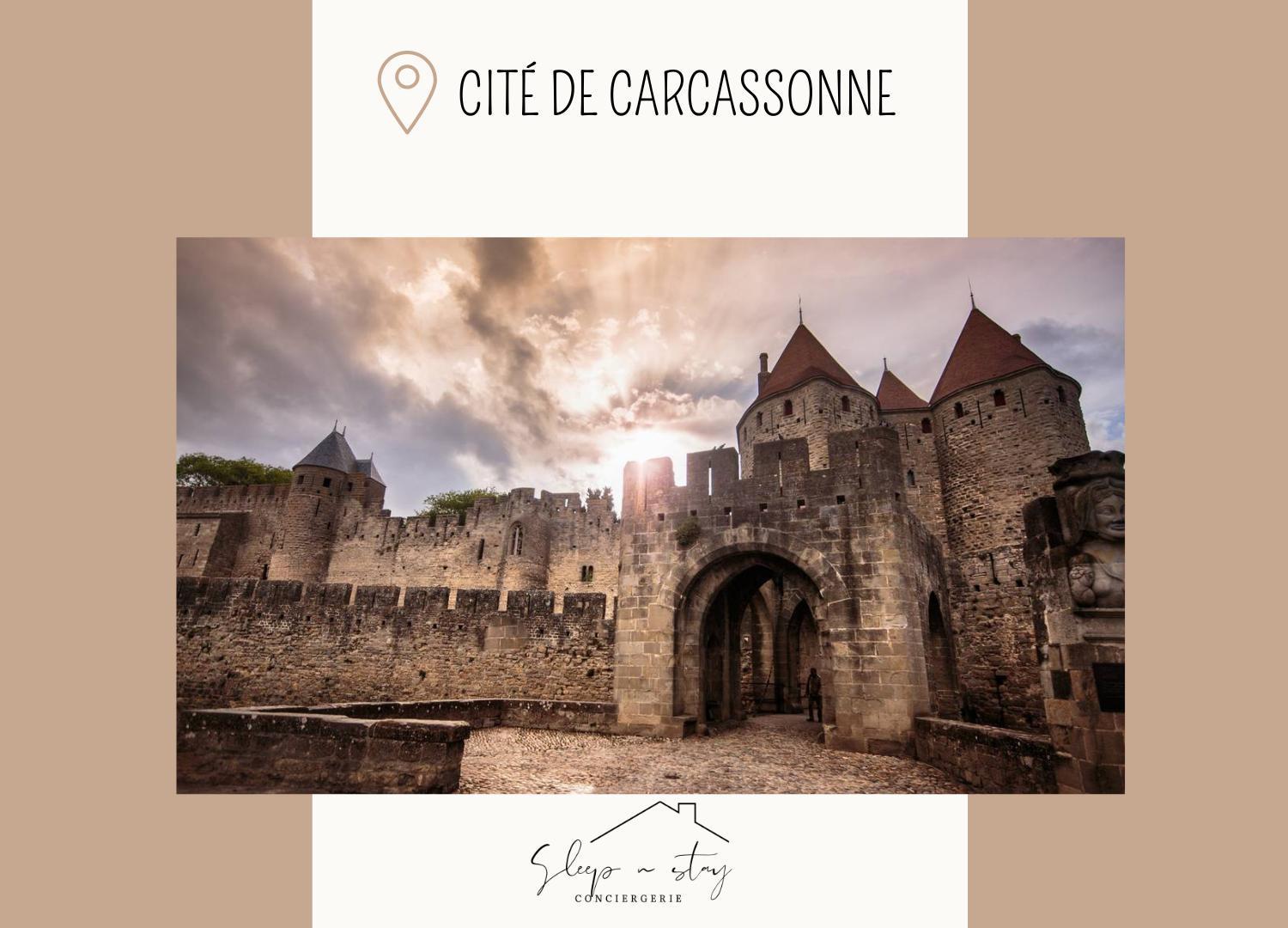 Apartment Le Jardin Carcassonne Exterior foto